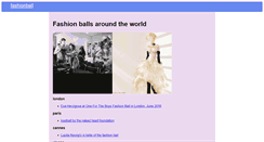 Desktop Screenshot of fashionball.com