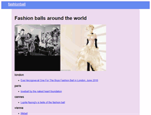 Tablet Screenshot of fashionball.com